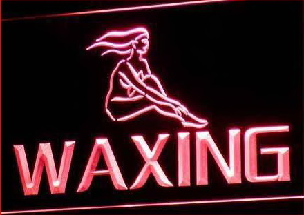 OPEN Waxing Beauty Salon Retail Neon Light Sign